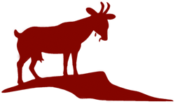 Chèvre emblème de Moncrabeau, Lot-et-Garonne